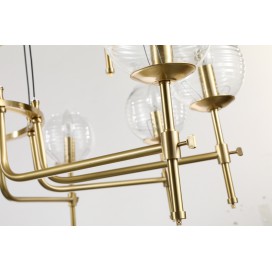 Fine Brass 15 (10+5) Light Two Tiers Chandelier