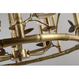 Fine Brass 6 Light Chandelier