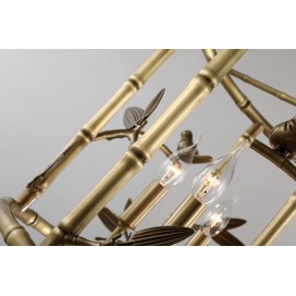 Fine Brass 6 Light Chandelier