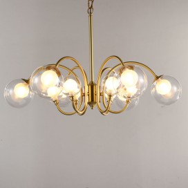 Fine Brass 12 Light Chandelier