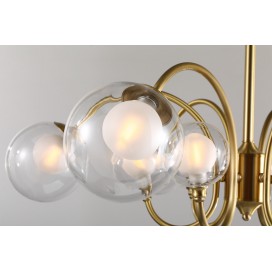 Fine Brass 12 Light Chandelier