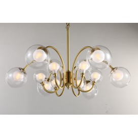 Fine Brass 12 Light Chandelier