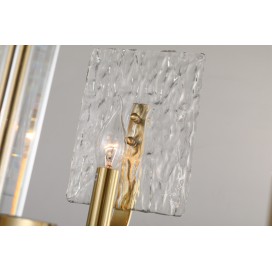 Fine Brass 6 Light Chandelier