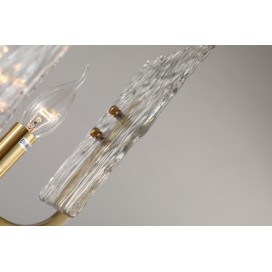 Fine Brass 6 Light Chandelier