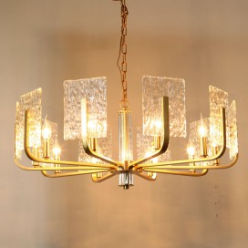 Fine Brass 10 Light Chandelier