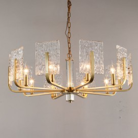 Fine Brass 10 Light Chandelier