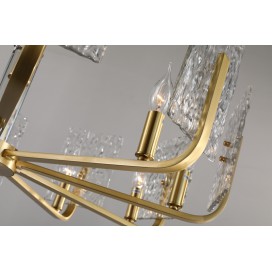 Fine Brass 10 Light Chandelier