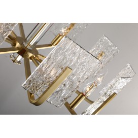 Fine Brass 10 Light Chandelier