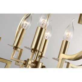 Fine Brass 4 Light Chandelier