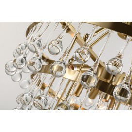 Fine Brass 6 Light Chandelier