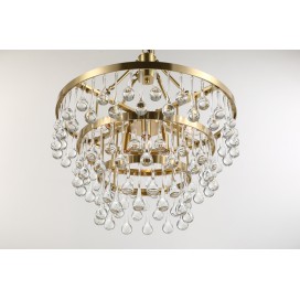 Fine Brass 6 Light Chandelier