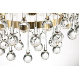 Fine Brass 6 Light Chandelier