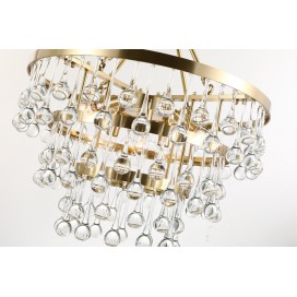 Fine Brass 6 Light Chandelier