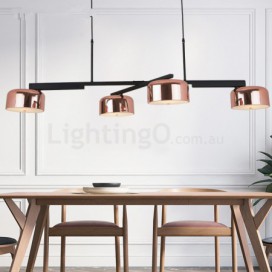 4 Light Single Tier Modern/ Contemporary Rotatable Chandelier