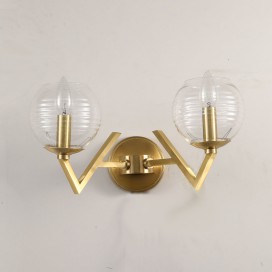 Fine Brass 2 Light Wall Sconce