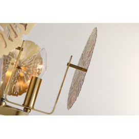 Fine Brass 6 Light Chandelier