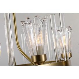 Fine Brass 6 Light Chandelier