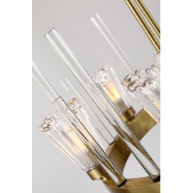 Fine Brass 6 Light Chandelier