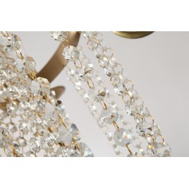 Fine Brass 4 Light Crystal Chandelier