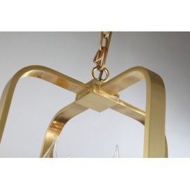 Fine Brass 8 Light Chandelier