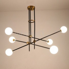 Modern/ Contemporary 6 Light 3-Tier Chandelier