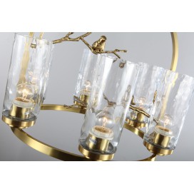 Fine Brass 6 Light Chandelier