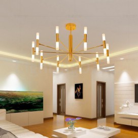 20 Light Golden Modern/ Contemporary Chandelier