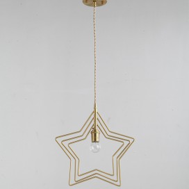 Fine Brass 1 Light Chandelier