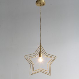 Fine Brass 1 Light Chandelier