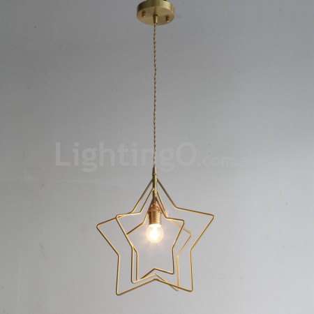 Fine Brass 1 Light Chandelier