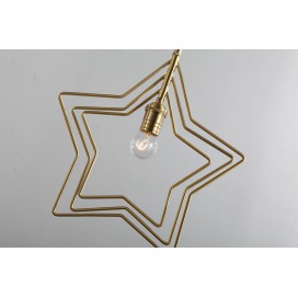 Fine Brass 1 Light Chandelier