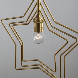 Fine Brass 1 Light Chandelier