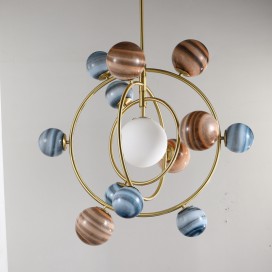 Fine Brass 13 Light Chandelier