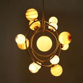 Fine Brass 13 Light Chandelier