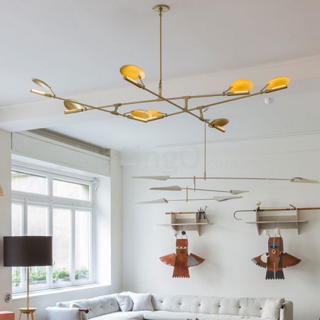 Modern/ Contemporary 8 Light Chandelier