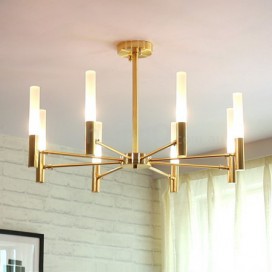 8 Light Rotatable Modern/ Contemporary Chandelier