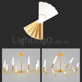 8 Light Rotatable Modern/ Contemporary Chandelier