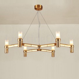 6 Light Single Tier Modern/ Contemporary Chandelier