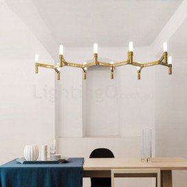 10 Light Single Tier Modern/ Contemporary Chandelier