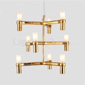 9 Light 3 Tier Modern/ Contemporary Chandelier