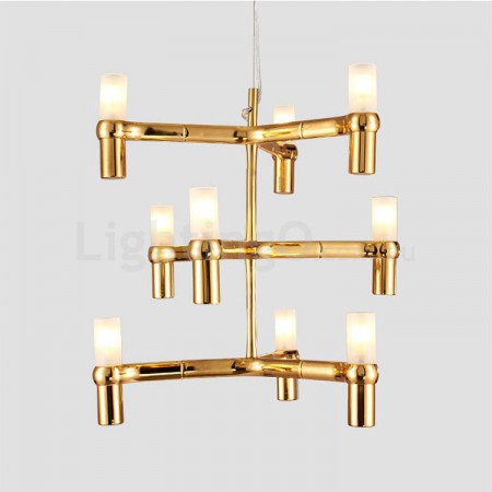 9 Light 3 Tier Modern/ Contemporary Chandelier