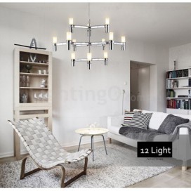 12 Light 3 Tier Modern/ Contemporary Chandelier