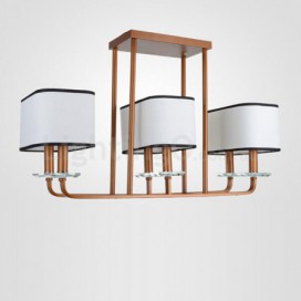 6 Light Single Tier Modern/ Contemporary Chandelier