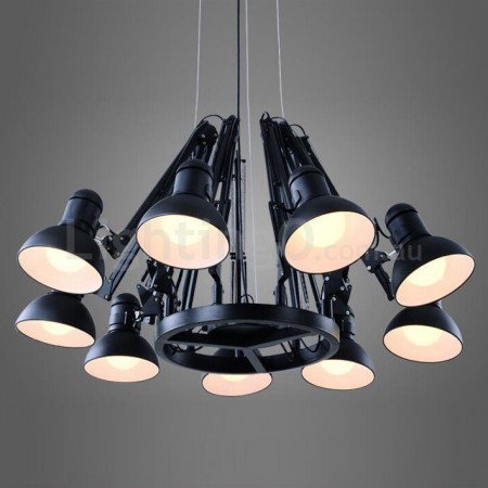 9 Light Modern/ Contemporary Single Tier Chandelier