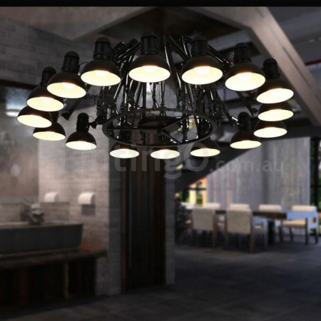 16 Light Modern/ Contemporary Single Tier Chandelier