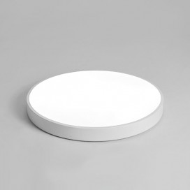 Modern Contemporary Ultra-thin Round Stainless Steel Flush Mount Ceiling Light