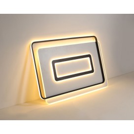 Modern Contemporary Rectangle Aluminum Alloy Flush Mount Ceiling Light