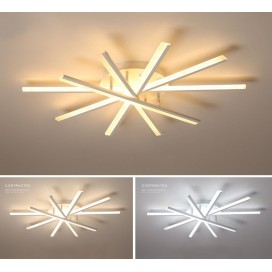 5 Light Modern Contemporary Aluminum Alloy Flush Mount Ceiling Light