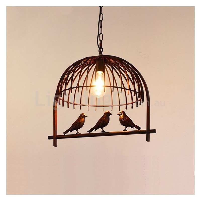 Bird on sale cage pendant