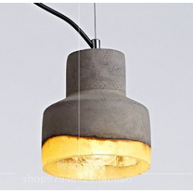 Modern/ Contemporary Cement 1 Light Pendant Light